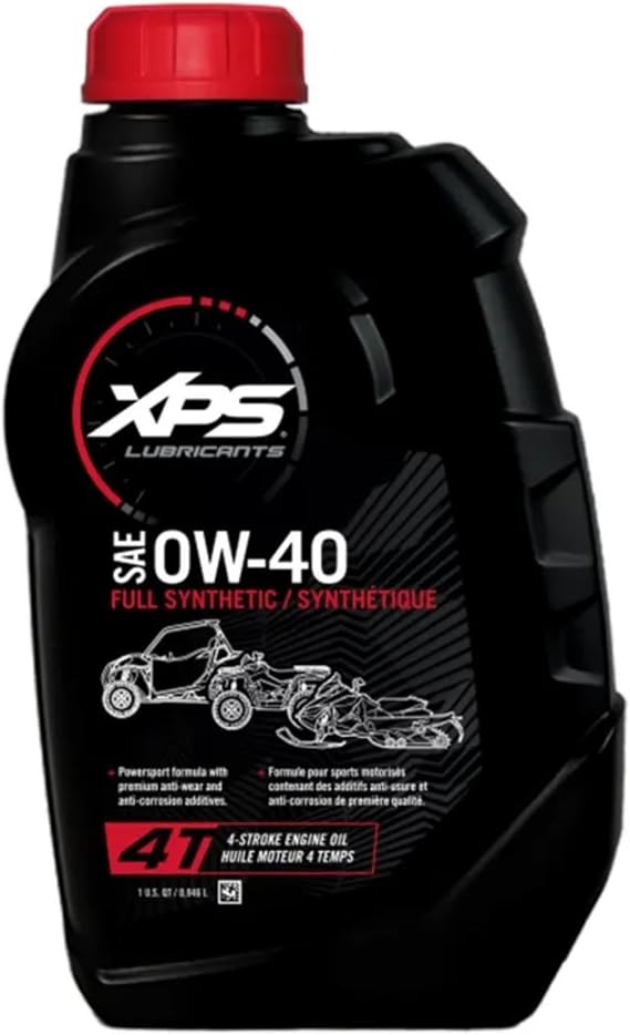 Can-Am New OEM, XPS 4-Stroke 0W-40 Synthetic Blend Oil 1 Quart, 9779139