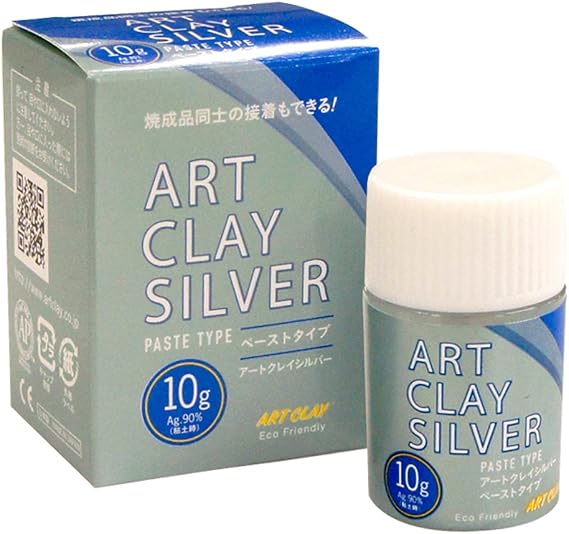 ART CLAY Aida Chemical Industries Art Clay Silver Paste Type 0.4 oz 10 g A-0285 Silver