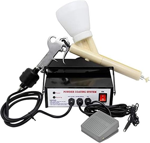 Electrostatic Powder Coating System, Powder Coat Machine,5 Stage Powder Coating Kits,21x21.3x7.6 cm