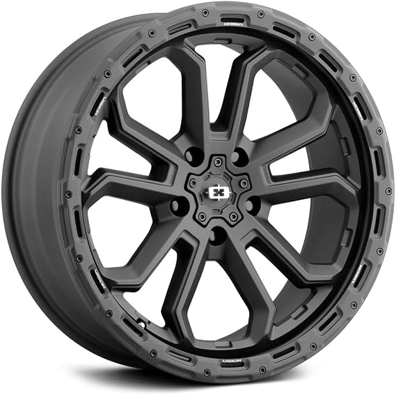 Vision 405 Korupt 17x8 5x120 +30mm Satin Black Wheel Rim 17" Inch