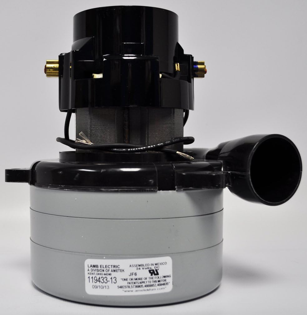 Ametek Lamb 5.7 Inch 3 Stage 24 Volt BB Tangential Bypass Motor 119433-13