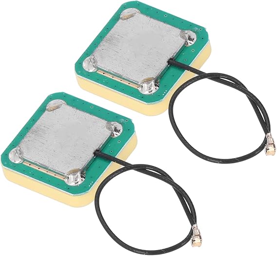2Pcs High Gain Active GPS 28dB Ceramic Patch Internal Navigation with Cable for Vehicle Navigation System