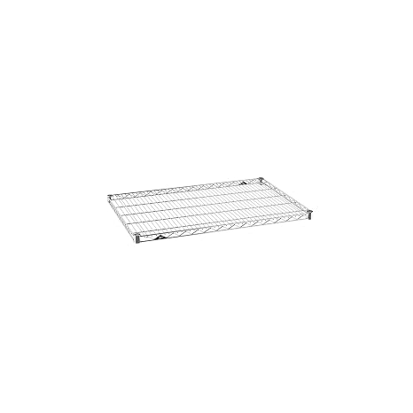 Metro Super Erecta 2436NC Chrome Shelf - Industrial Metal Wire Shelving for Restaurants, Kitchens, Home and More - 24"W x 36"L, 800 lbs. Capacity - Includes 1 Wire Shelf, Split Sleeves - NSF Certified