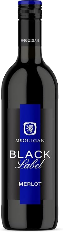McGuigan Black Label Merlot, 75cl (Pack of 5)