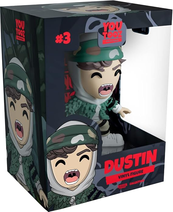 Youtooz Stranger Things Dustin 4.4" Inch Vinyl Figure, Dustin Henderson Stranger Things Vinyl Collectible