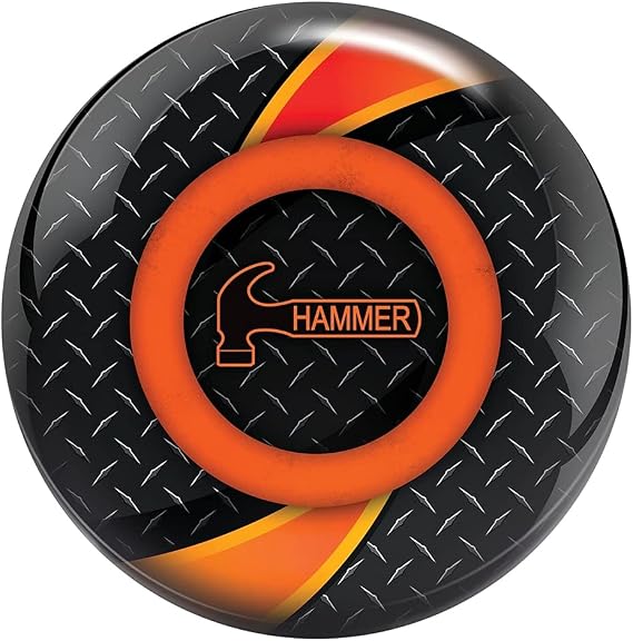 Hammer Turbine PRE-DRILLED Bowling Ball - Black/Orange
