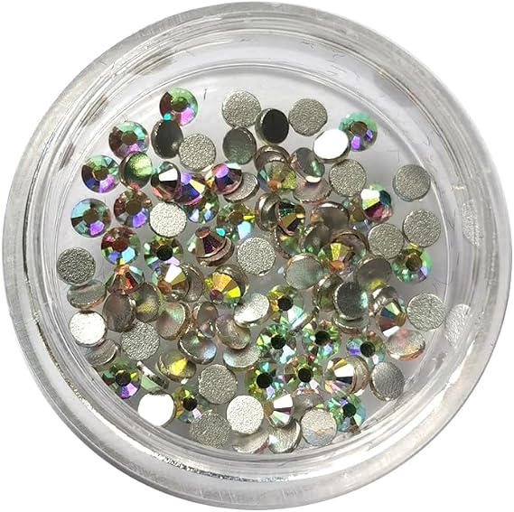 Chamon Tooth gems Teeth gems Teeth Gems Set Decorations Crystal Tooth Gems Round Tooth Gems Dental Gems Tools (AB Color)