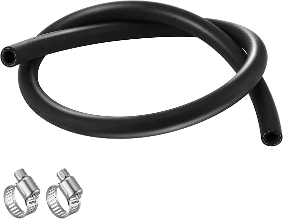 27232 11/32 Vacuum Hose with Clamps, (85 PSI) EPDM Vacuum Line, 1, 36''