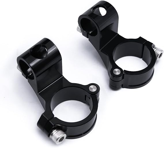 50MM Riser Motorcycle Clip On Handlebar Clamp Mount Kit Handle Bar for Ninja ZX10R 2004-2018, ZX6R 2003-2008, ZX6R 2013-2019,GSXR600 1994-1996,GSXR600 GSXR750 GSXR1000 2004-2019,TL1000S/R
