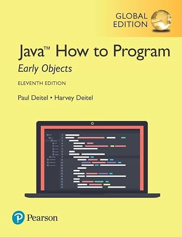 Java How to Program, Early Objects, Global Edition