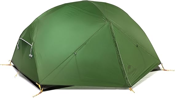 Naturehike Mongar 2 Person Backpacking Tent, 3 Season Ultralight Lightweight 2 Person Tent, Double Layer Free Standing Tents for Camping Hiking Cycling