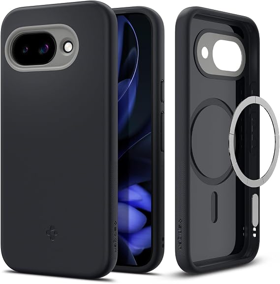 Spigen Nano Pop MagFit for Pixel 9a Case, Black Sesame