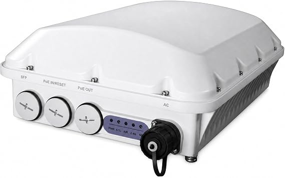 Ruckus T750SE Outdoor WiFi 6 Access Point 4x4 MIMO Dual-Band 2.4/5 GHz 10 Gbps, 2.5G & 1G Ethernet + 10G SFP+ Ports, TAA, 9U1-T750-US51, Cloud Care Pre-Configured Bundle Eligible
