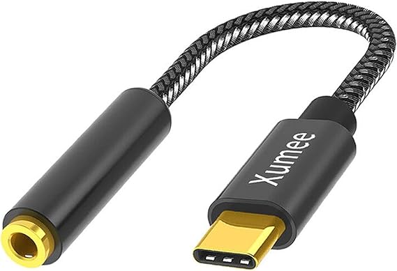 USB C to 3.5mm Headphone Adapter - USB Type C to AUX Audio Jack Hi-Res DAC Dongle Cable Cord Compatible with iPhone 16/15 Pro Max, Samsung Galaxy S25 S24 S23 S22 FE Ultra