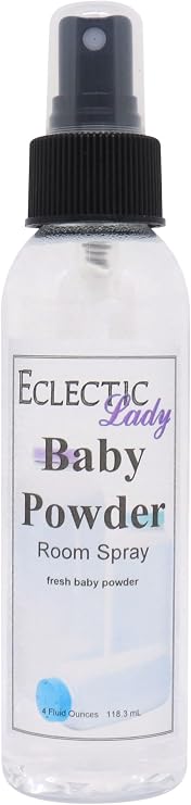 Baby Powder Room Spray, 4 oz, For Home, Room, Office