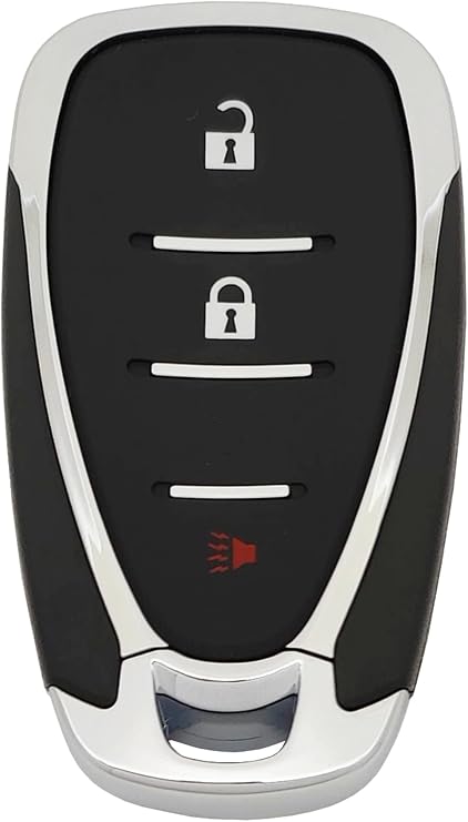 Replacement Smart Key Fob Shell Fit for 2017 2018 2019 2020 Chevrolet Chevy Silverado Cruze Camaro Malibu Equinox Blazer Keyless Entry Remote Control Key Fob Cover 3 Button