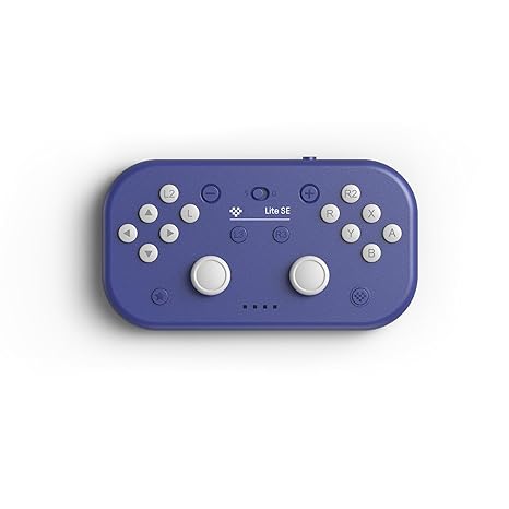 8BitDo Lite SE Bluetooth Gamepad for Switch, Android, iPhone, iPad, macOS and Apple TV, for Gamers with Limited Mobility