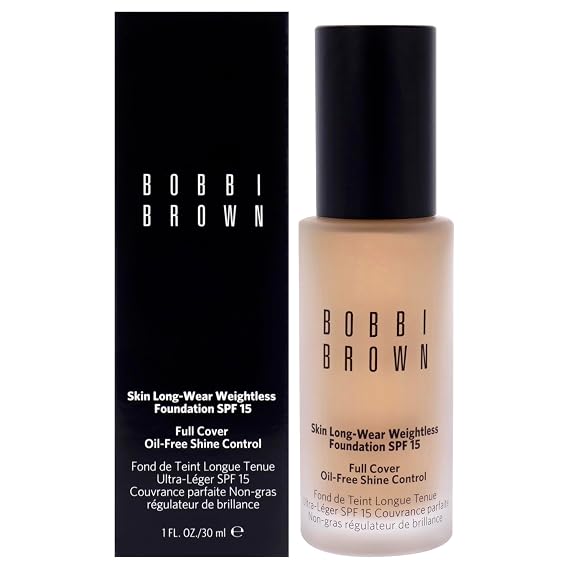 Bobbi Brown Skin Long-Wear Weightless SPF 15 Foundation, # 4 Natural, 1 Ounce