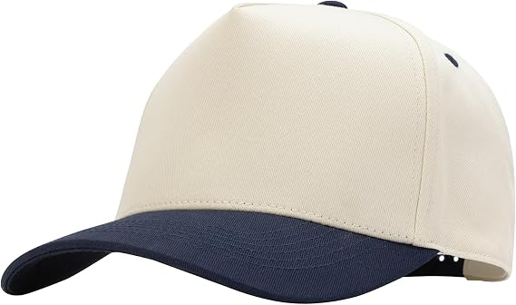 MEINICY Vintage Trendy Trucker Hat, 5-Panel Plain Snapback Hat