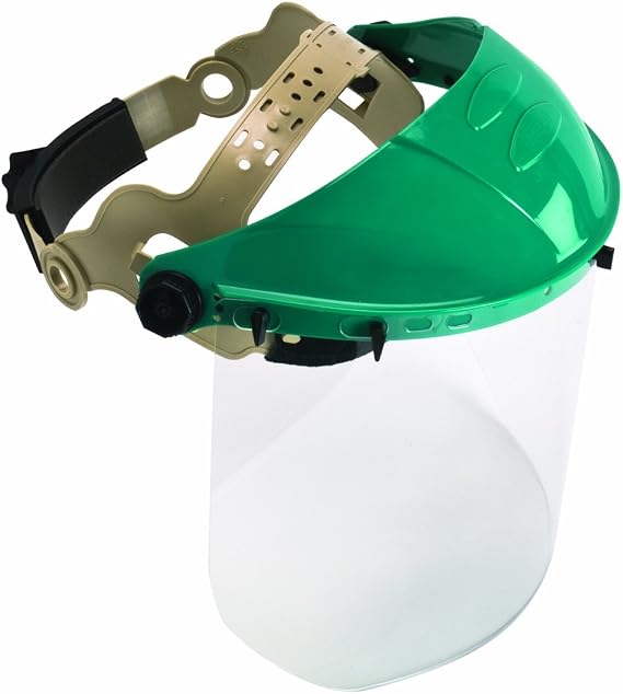 Safety Works Adjustable Headgear with Faceshield