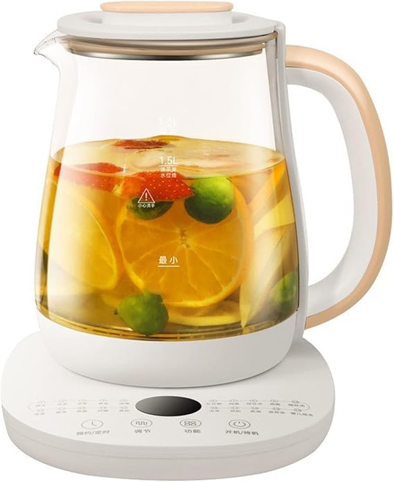 Multifunctional Glass Kettle, 1.8L Electric Teapot for Hot Water, Household Health Care Pot