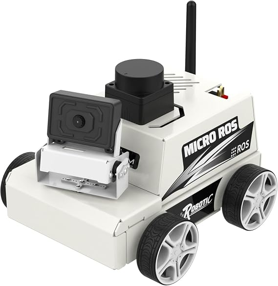 Yahboom MicroROS Robot Car ROS2 AI SLAM Mapping Navigation AI Visual Recognition with ESP32 AI Module (AI Vision Edition) VM Software Not Support MAC