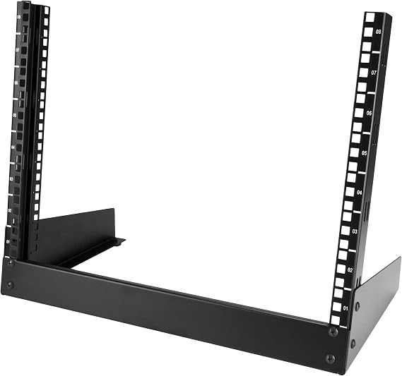 RK8OD Desktop 2-Post Open Frame Rack 8U/EIA Standard