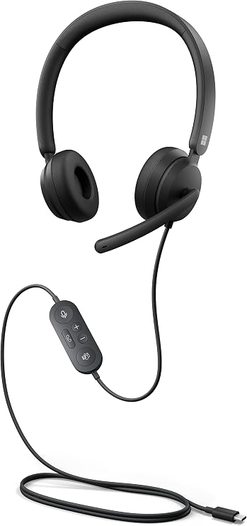 Microsoft Modern USB-C Wired Headset - Teams Certified Noise-Cancelling