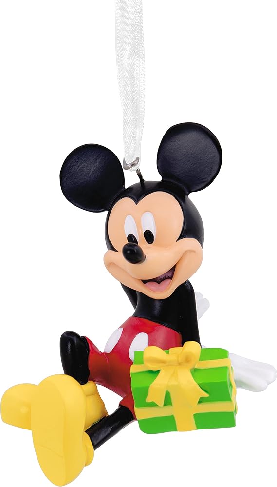 Hallmark Disney Mickey Mouse and Present Christmas Ornament