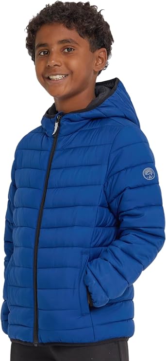 Gerry Packable Puffer Jackets for Boys, Hooded Boys Winter Coat Outerwear