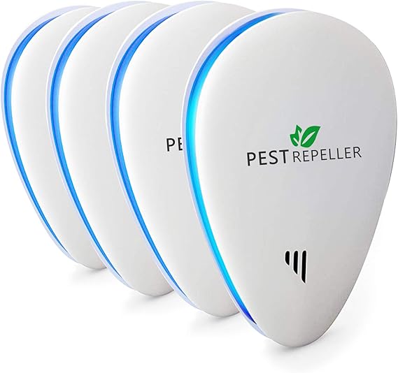 Ultrasonic Pest Repeller,Indoor Electronic Repellent 4 packs,Powerful Mouse Repellent,Mouse Repellent Plug in,for Mice, Rats, Mosquitoes, Cockroach, Moths, Ants