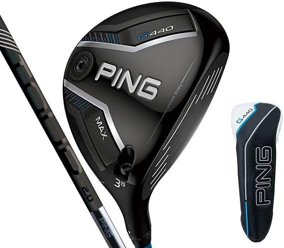 Pin G440 MAX Fairway Wood PING Tour 2.0 BLACK 65 Right Handed (Qty: Select / Flex: Choose )