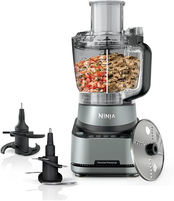 Ninja Professional Plus Food Processor, 1000PW, 9-Cup, Grey, BN601