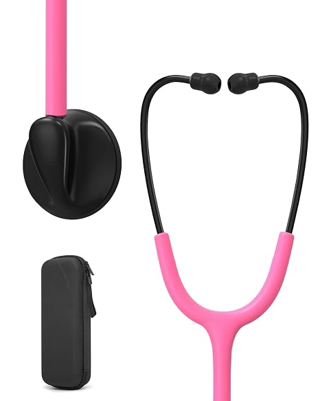 Single Head Stethoscope with Case for Nurse/Nursing School Students