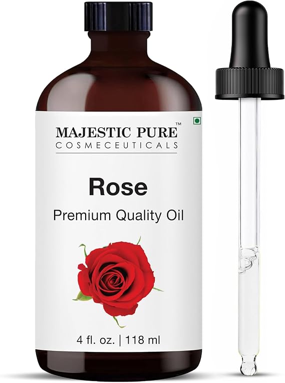 Majestic Pure Rose Essential Oil for Diffuser - 4 Fl Oz