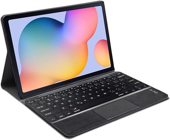 Microcase Samsung Galaxy Tab S10 Ultra Tablet için Bluetooth Touchpad Klavye + Standlı Kılıf - BKK18