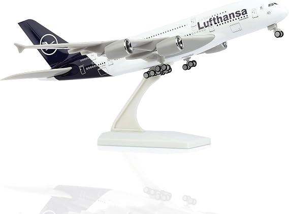 1:242 Luthansa A380 Model Plane Alloy Diecast Airplanes Model Airplane