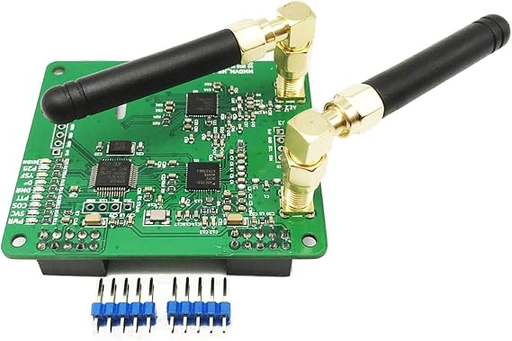 AURSINC MMDVM Duplex Hotspot Module Dual Hat V1.5.2 Support P25 DMR YSF NXDN DMR Slot 1 + Slot 2 for Raspberry Pi, Pi Zero (without OLED)