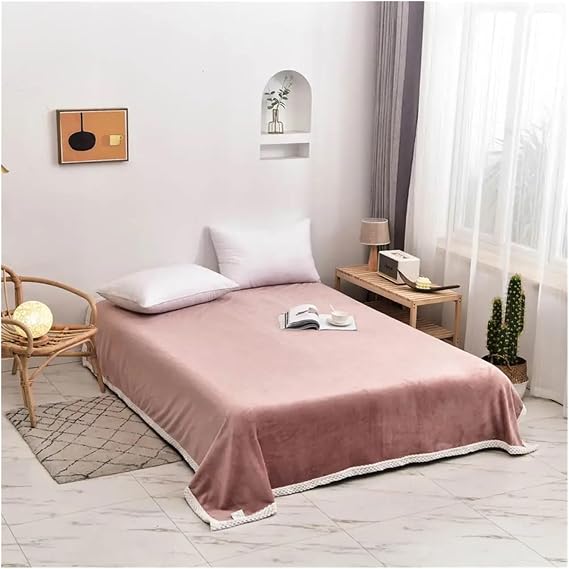 Solid Soft Print Thin Summer Blankets Throws Flannel Fleece Double-Side Plaids Microfiber Bedsheet,Bedding