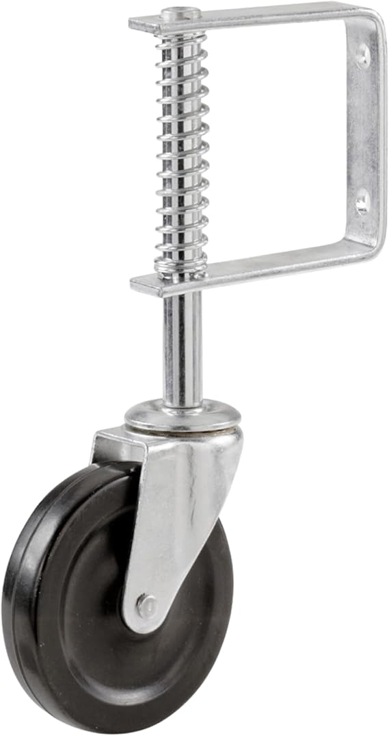 Spring Loaded Swivel Gate Castor 4" Wheel with 360 Movement