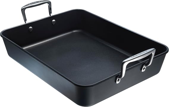 Le Creuset Toughened Non-Stick Rectangular Roaster, 35 cm, 52104350010101