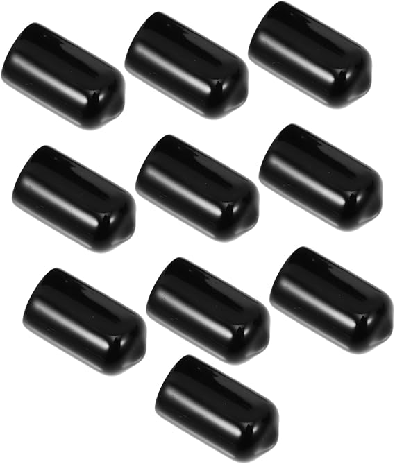 BESPORTBLE High-Class Rubber Billiard Cue Tips Pool Cue Tip Covers Cue Cover Cue Tip Covers for Snooker Black