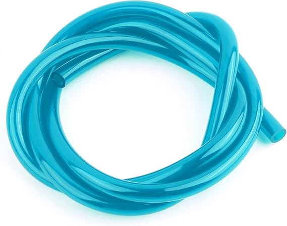 ID 5mm x OD 8mm Motorcycle Fuel Line Hose,Flexible Fuel Hose with Anti-aging PVC for Fuels Gas Transportation,Professional Gas Line Hoses for Motorcycle Petrol Diesel System (Blue)