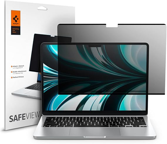 Spigen SafeView Screen Protector for MacBook Air 13" M2-M5 (2022-2026)