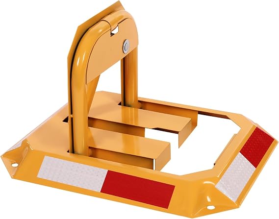 Car Parking Lock with Keys,Manual Parking Space Lock,One-Piece Exterior Design,Brass Lock Core W/Pre-Drilled Holes,for Private Or Commercial Use in Residential Areas.