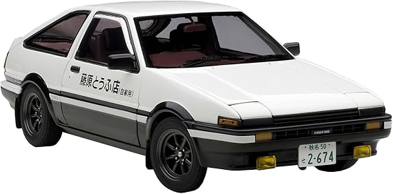 Hotwheels Initial D Toyota Sprinter Trueno Ae86 Legend 1 Project D Version 1:18 Scale Die-Cast Metal Vehicle