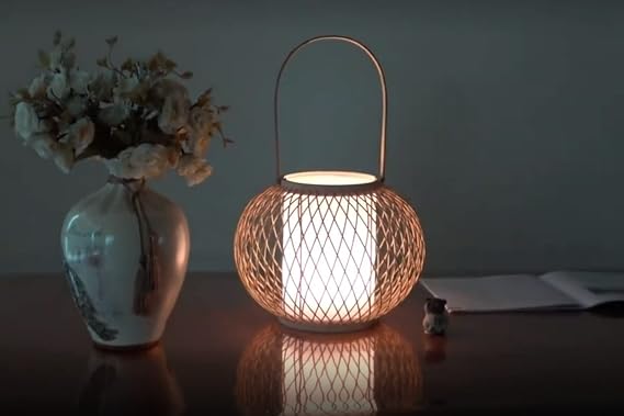 Portable bamboo lantern