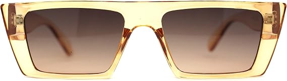 SA106 Womens Flat Top Square Cat Eye Mod Retro Sunglasses