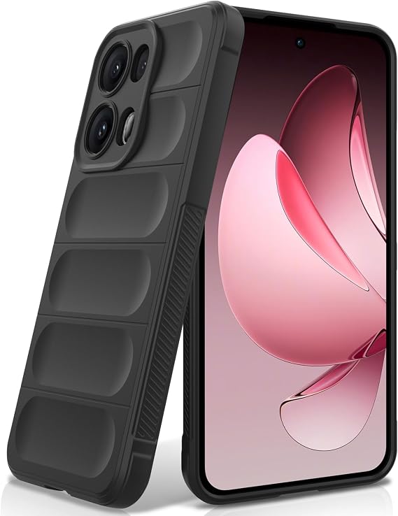 Silicone Case for Oppo Reno 13 Pro, Black