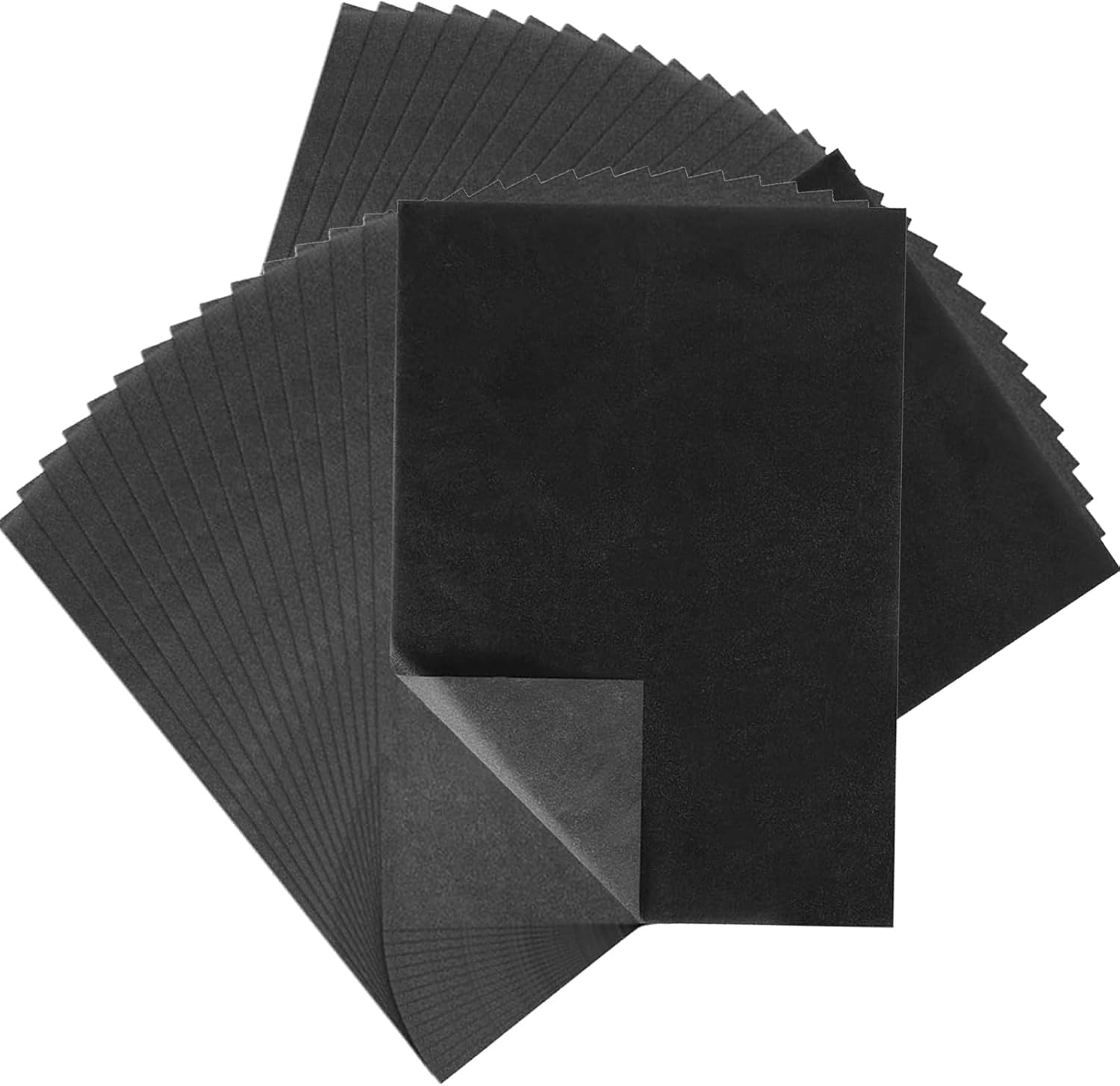 Carbon Transfer Papers Black Graphite Paper for Tracing Graphite Black Tracing Paper for Wood Canvas Metal and Other Art Surfaces 100 Sheets A4 8.3’’ X 11.7